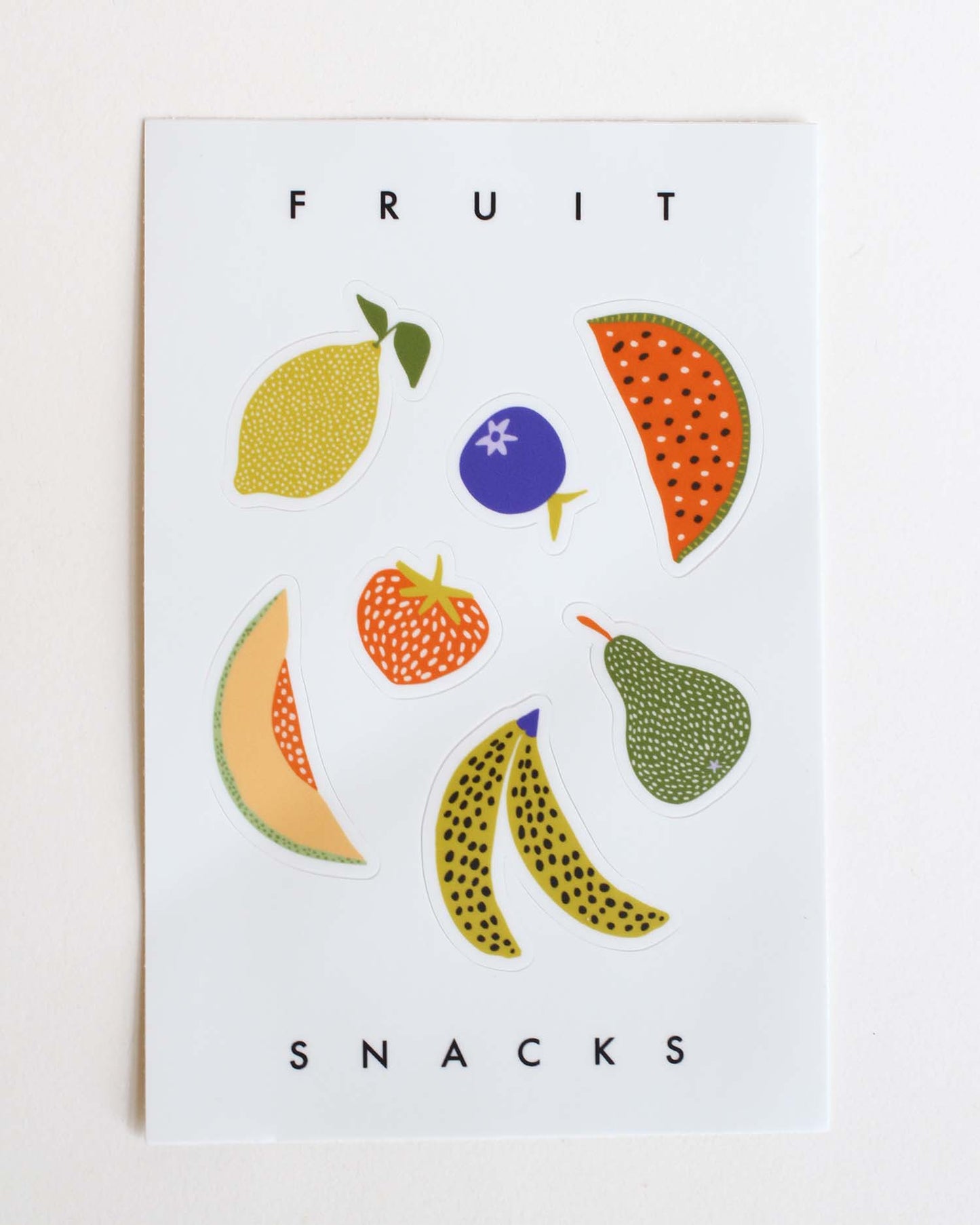 Fruit Snacks Sticker Sheet