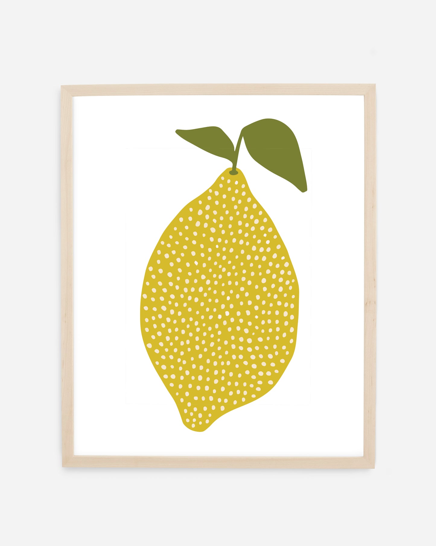 Lemon Fine Art Print by Freckled Fuchsia. Printed in the USA on 100% cotton, warm white, archival paper 